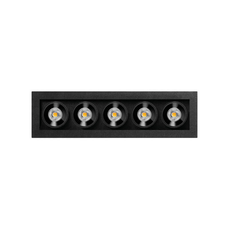 Downlight LED noir Black Foster Micro Recessed 5 d'Arkoslight | Aiure