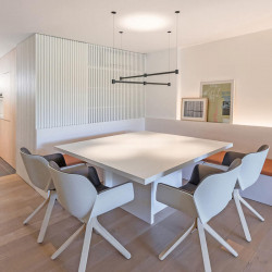 Lámpara de techo Art empotrada en el techo instalada en comedor | Aiure