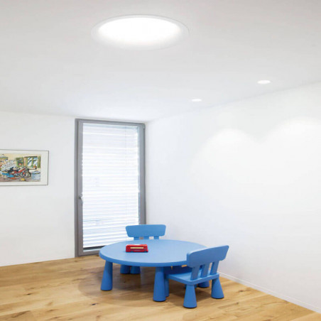 Drop Maxi, Arkoslight downlight installed in a room | Aiure