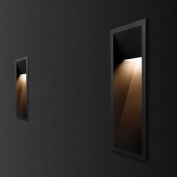2 spots de sol noirs Wally d'Arkoslight | Aiure