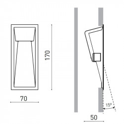 Dimensiones de la baliza Wally de Arkoslight | Aiure