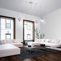 White Paco lamp by Ole by FM living room lighting | Aiure
