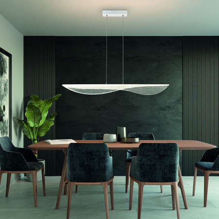 Lampe suspendue d´interior Bianca de Mantra petite environnement | Aiure