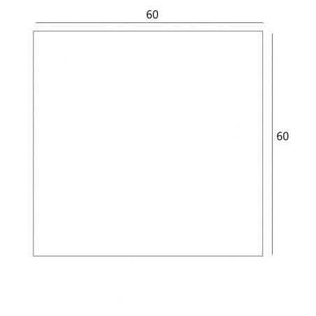 Hollywood LED Mirror by Eurobath data-sheet 60x60cm | Aiure