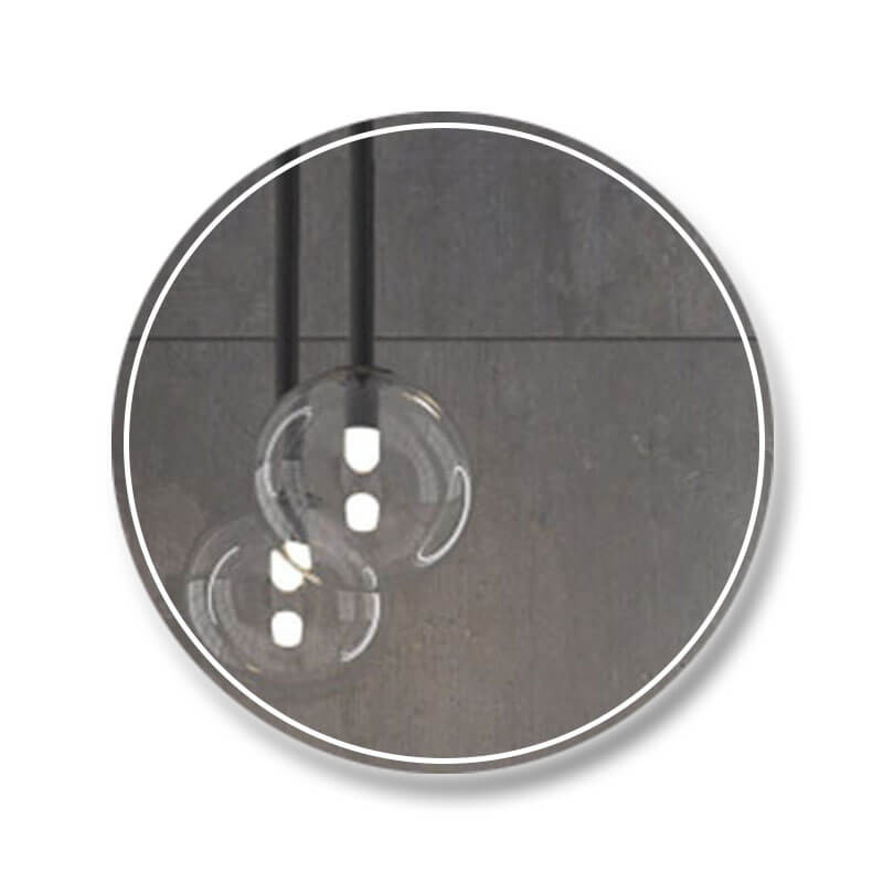Mirror with round LED frame Mallorca by Eurobath | Aiure