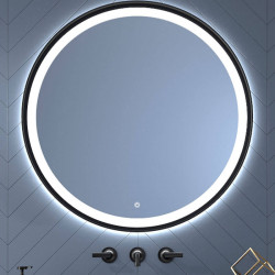 Miroir tactile LED Seychelles d'Eurobath dans une salle de bain| Aiure