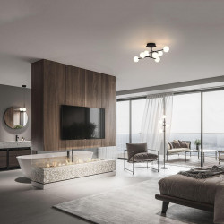 Plafonnier horizontal Cellar de Mantra dans une chambre avec le reste de la collection| Aiure