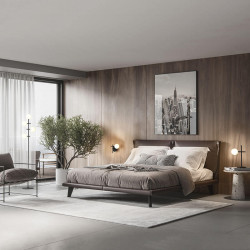 Lampe de table Cellar de Mantra 1 ampoule dans une chambre avec le reste de la collection| Aiure