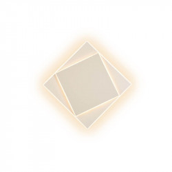 Dakla flat effect wall light by Mantra small and white | Aiure