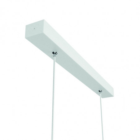 Suspension du luminaire suspendu linéaire blanc Hanok de Mantra |Aiure