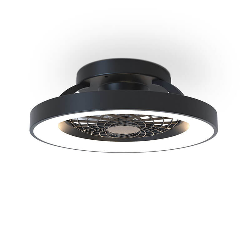 Tibet Mini black LED ceiling fan by Mantra | Aiure
