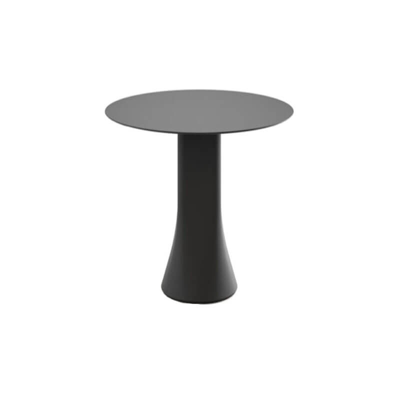 Table d'extérieur circulaire design Cambio de Viccarbe - petite taille couleur noire| Aiure