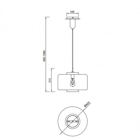 Jarras designer pendant lamp by Mantra data-sheet| Aiure