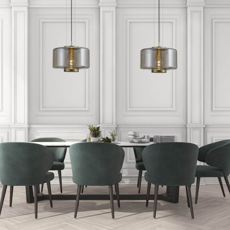 Jarras designer pendant lamp by Mantra in a living room| Aiure