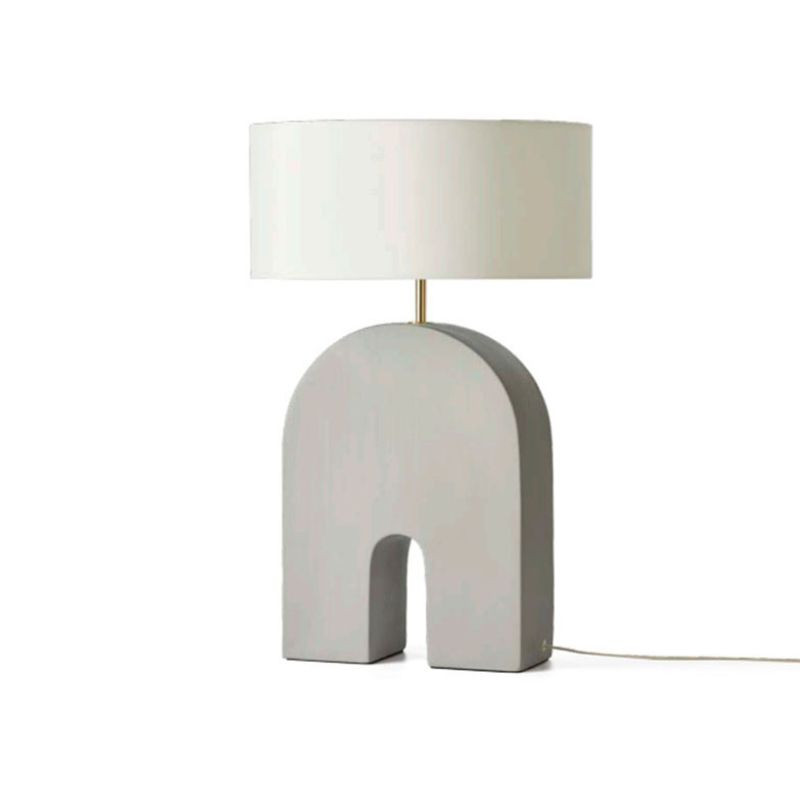 Ceramic table lamp Home white lampshade | Aiure