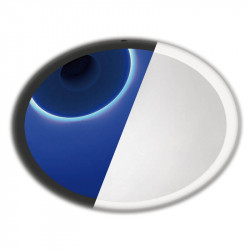 LED downlight Lex Eco Mini Asymmetric Blue by Arkoslight | Aiure
