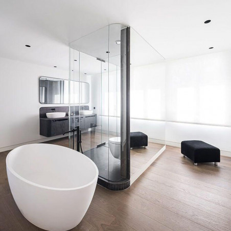 Downlight Swap XL 7W de Arkoslight en baño | Aiure