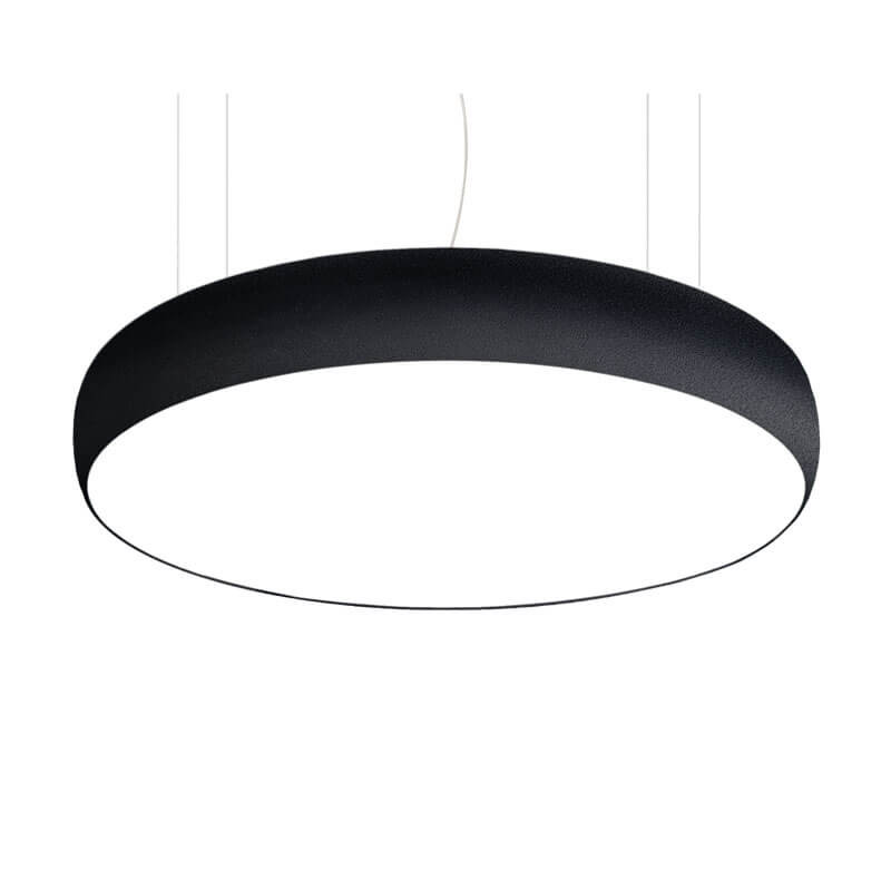 Lámpara de techo negra Drum 90 Suspension de Arkoslight | Aiure
