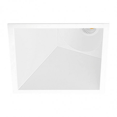 Downlight Swap Square Asymmetric by Arkoslight white 7W - IP54 | Aiure