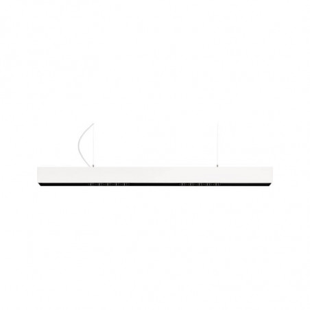 White LED pendant light Black Foster Suspension by Arkoslight | Aiure