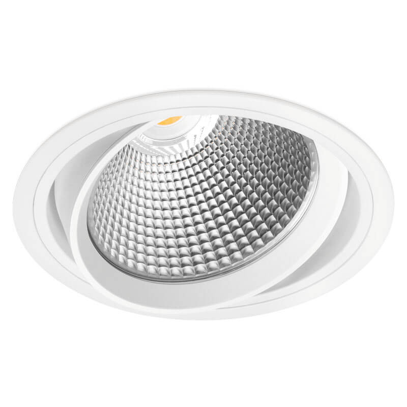 Wellit L white recessed LED spotlight by Arkoslight | Aiure