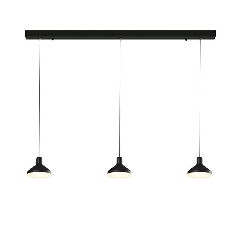 Lámpara de techo lineal con 3 luces Antares de Mantra | Aiure