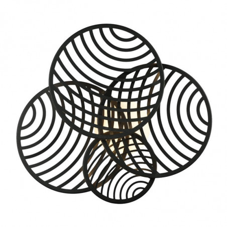 Black ceiling and wall light Collage 60W by Mantra | Aiure