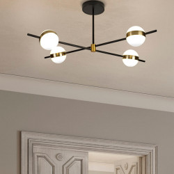 Ceiling lamp switched on from the Cuba series by Mantra | Aiure