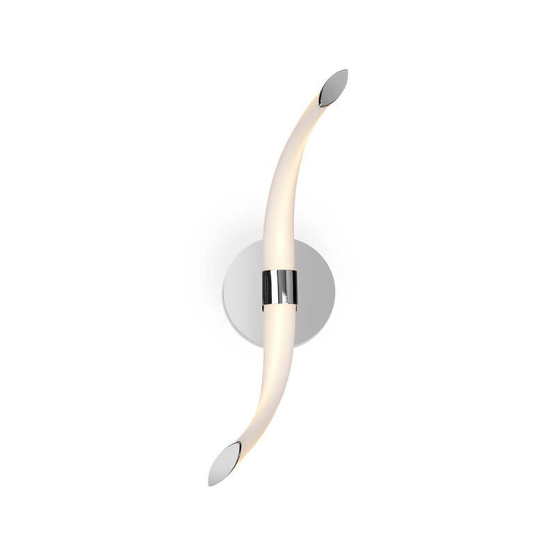 Silver LED wall light Armonía 12W by Mantra | Aiure