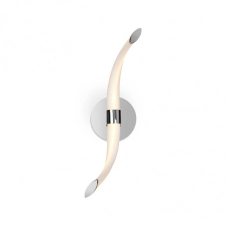 Silver LED wall light Armonía 12W by Mantra | Aiure