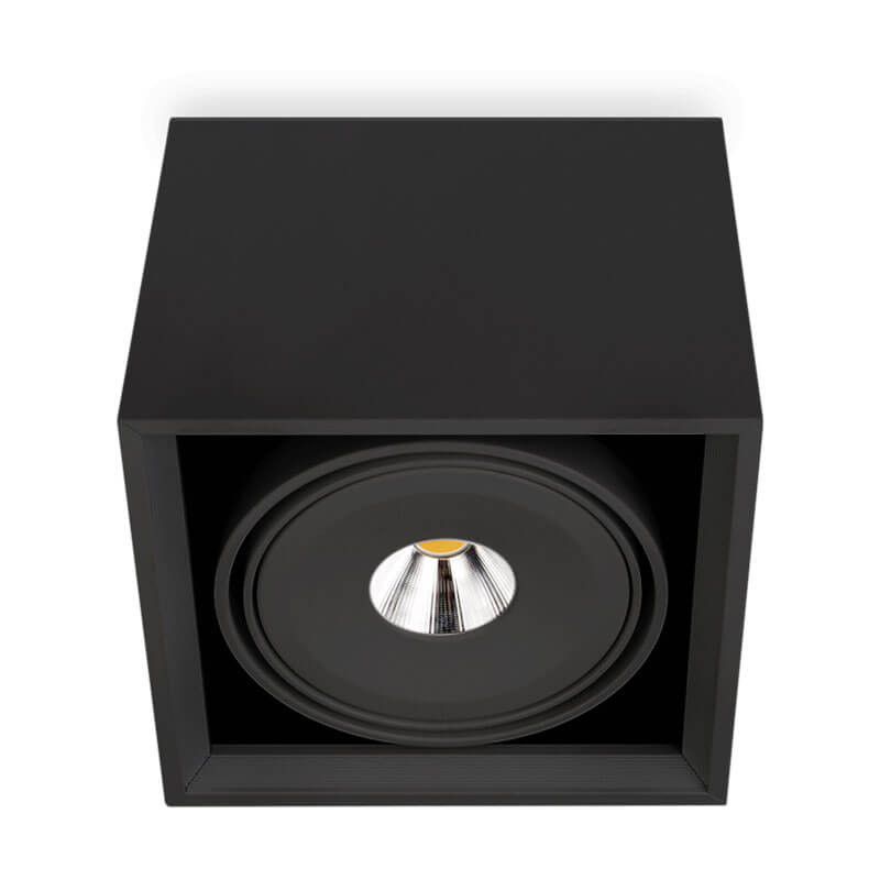 Black ceiling lamp Orbital Surface Lark-111 by Arkoslight | Aiure