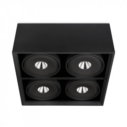 Plafonnier noir à LED Orbital Surface 4 Lark-111 d'Arkoslight | Aiure