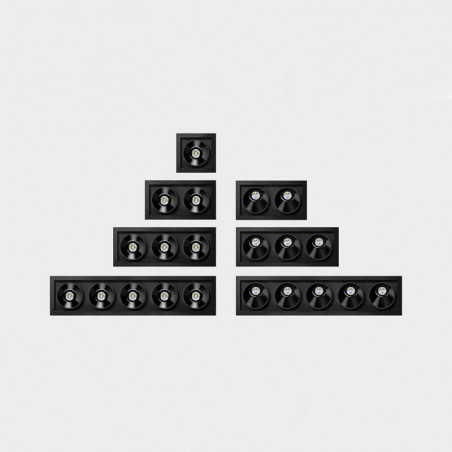 Various models of the Arkoslight Black Foster downlight | Aiure