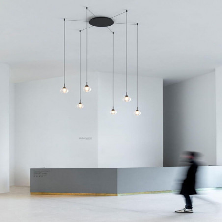 Ceiling lamp Alaska Big Fancy Shape several ambient lights | Aiure