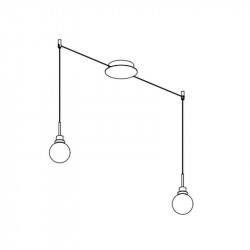 Application example of the lamp Alaska Big Fancy Shape 2 lights by Arkoslight | Aiure