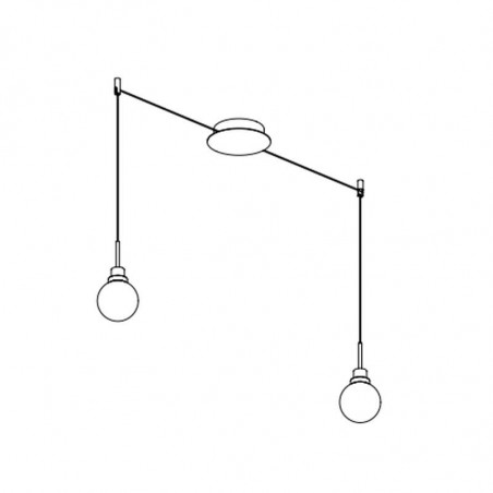 Application example of the lamp Alaska Big Fancy Shape 2 lights by Arkoslight | Aiure