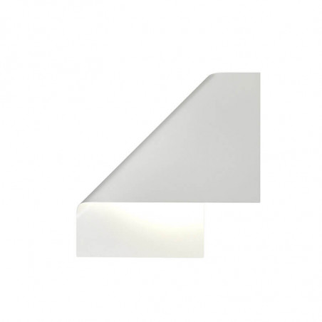 Aplique de interior con forma geométrica Luppi de Mantra blanco | Aiure