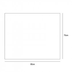 Espejo de baño rectangular con luz LED Feroe de Eurobath ficha técnica 80x70cm| Aiure