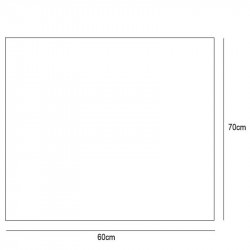 Bathroom mirror with anti-fogging system Tiga by Eurobath data-sheet 60x70cm| Aiure