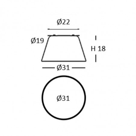 Sento LED ceiling light 1 lampshade by Ole by FM data-sheet| Aiure
