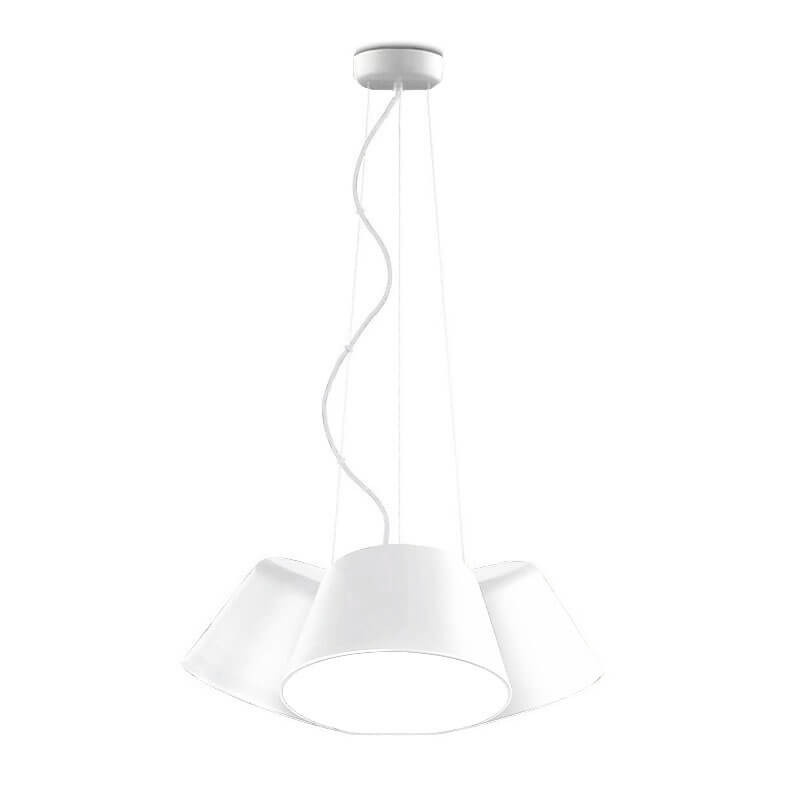 Sento ceiling pendant lamp 3 shades by Ole by FM white coloured| Aiure