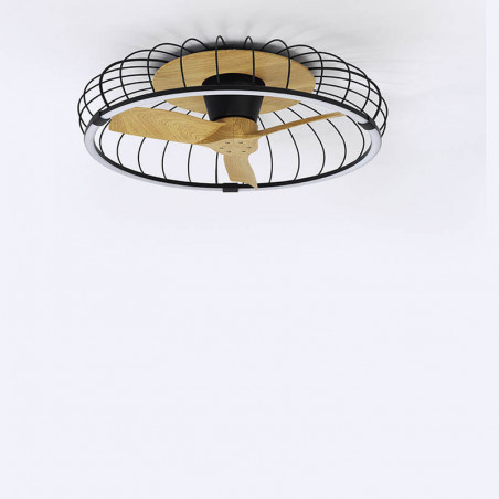 Ventilador de techo negro Nature de Mantra en el techo| Aiure